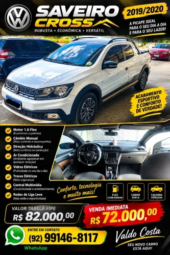 Volkswagen Saveiro Cross 1.6 T.flex 16V CD 2020