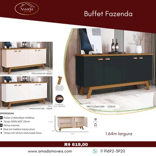 Buffet Fazenda - à pronta entrega 