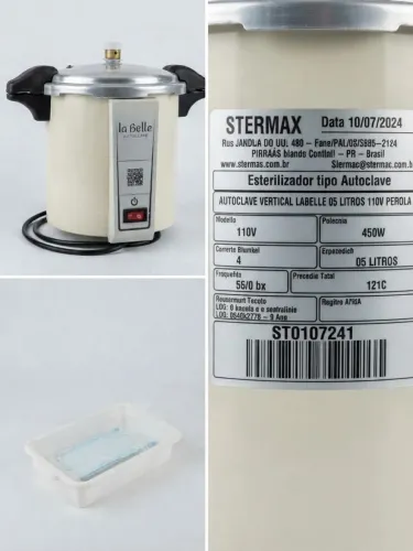 Autoclave La Belle para esterilização 