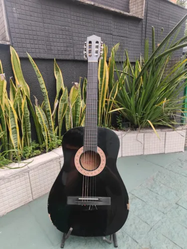 Violão austin clássico modelo clássico preto (usado)