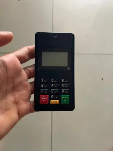 Máquina de cartão de entregador