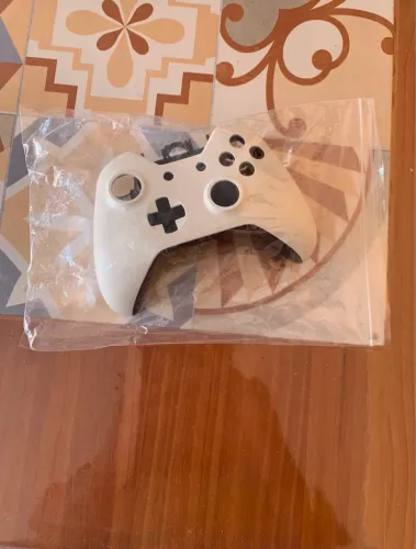 carcaça de controle Xbox one fat branca e preta novo sem uso