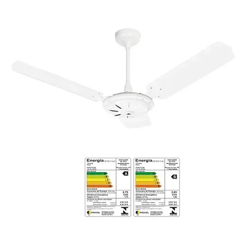 Ventilador de Teto New Comercial Eco Branco Venti-Delta