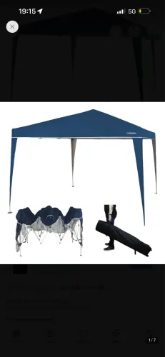 Tenda gazebo 3x3 articulável nova nunca usada! Valor: 500,00