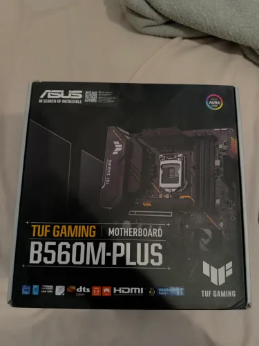 Kit Intel Core i5 10400F + Placa-Mãe ASUS TUF Gaming B560M-PLUS (Com Caixa)