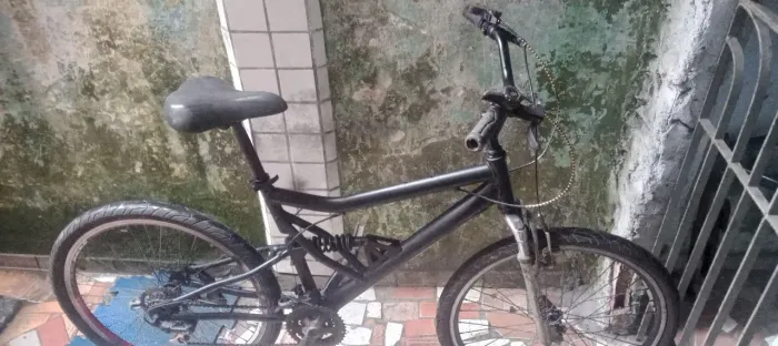 Bicicleta caloi nova de alumínio com marcha shimano 