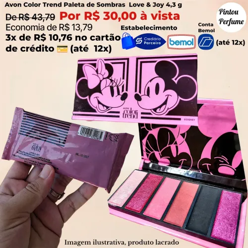 Avon Paleta de Sombras Lov & Joy 4,3 g em Promoção