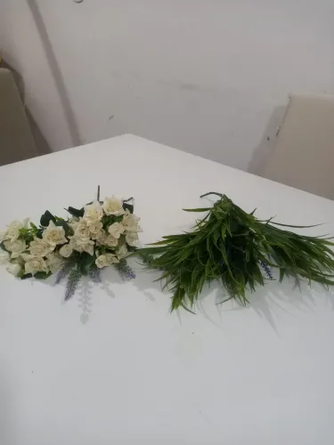 Flores e folhas decoração