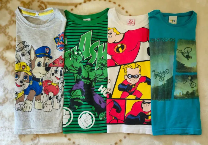 Camisetas 4 anos inclui Batman
