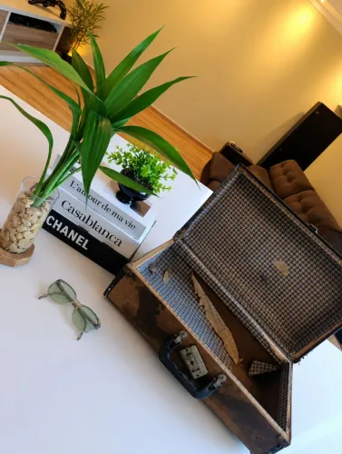 Maleta Vintage Fibrax Original Anos 60 - Rara - Decoração/Coleção