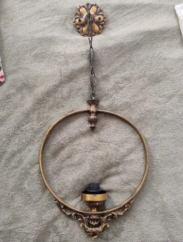 Lustre Luminária Pendente de Teto Antigo Estilo Clássico