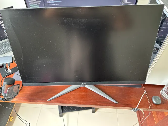 Monitor Gamer Hero 27" Quad 1440p Qhd 155hz 1ms Q27g2 Aoc - SEM DAR TELA - Defeituoso