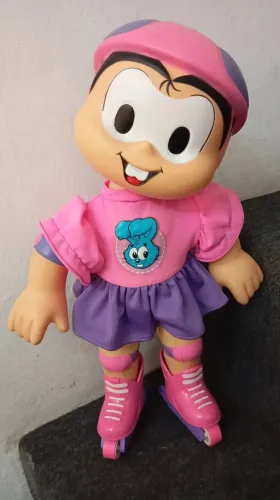 boneca original mônica patinadora