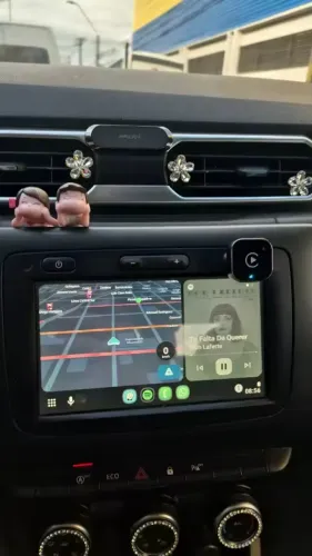 Dongle CarPlay e Android Auto sem fio, conexão automática rápida, Plug & Play compacto par