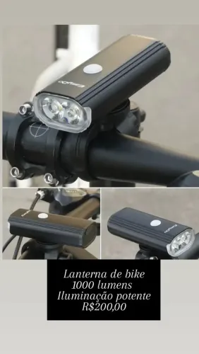 Lanterna Farol de bike Easydo 1000 lumens