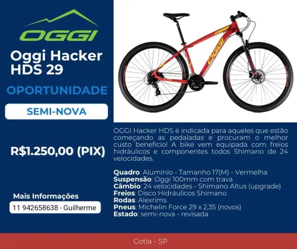 Bicicletas Semi-novas e Usada