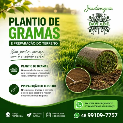 Venda de plantas, árvores frutíferas, gramas 