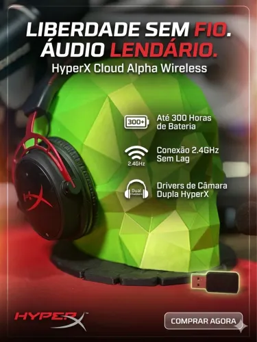 Headset HyperX Cloud Alpha Wireless