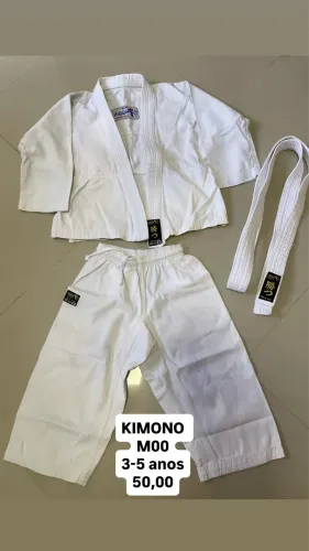 Kimono M00 3 a 5 anos