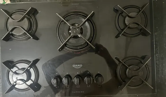 Cooktop 5 bocas Dako Tremps de ferro