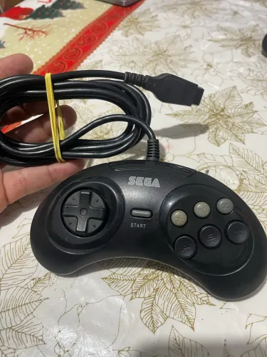 Controle original mega driver 6 botões