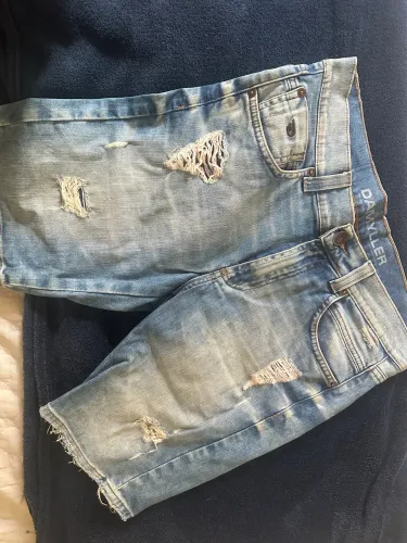 Bermuda jeans da mulher