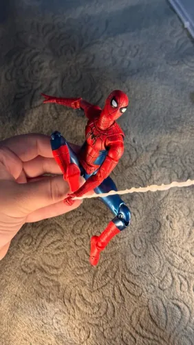 Homem aranha swing suit boot no spiderman shf