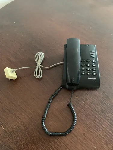 Telefone Fixo Intelbras Pleno Preto com Fio