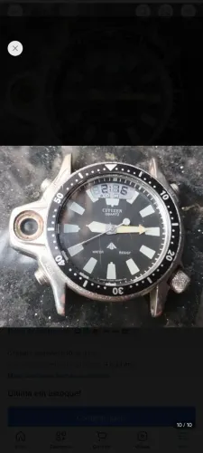 Relógio citizen Aqualand C23 0100060 com defeito para peças.