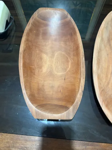 Bandejas madeira antiga