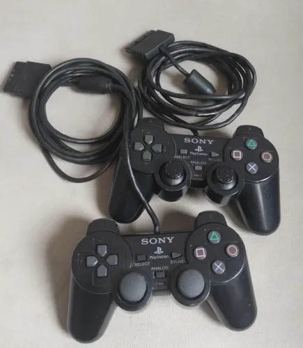 Controles de PS2 série A original funcionando 