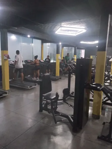 Academia montada funcionamento 