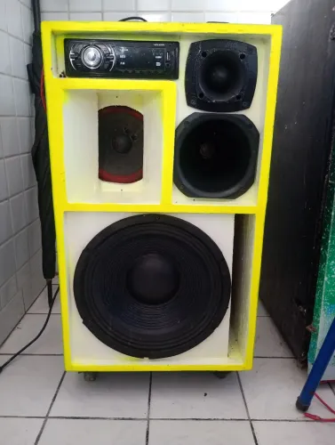 ? Caixa Bob Residencial Completa - 12", TS400x4, Fonte 90A e Som Potente ?