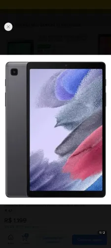 Tenho 2 tablet Samsung para vender novos aceito cartão crédito $700 os 2 se ficar com 2...