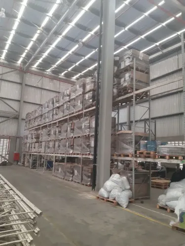 Estrutura Porta Paletes Industrial - Altura 5,5m x 2,30m (Carga Pesada)