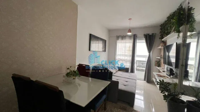 APARTAMENTO - LOCAÇÃO - 2 QUARTOS - LAZER - MOBILIADO - VILA MATHIAS - SANTOS/SP (AP3048)