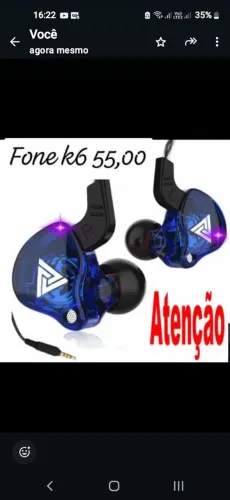 Fone de ouvido profissional 