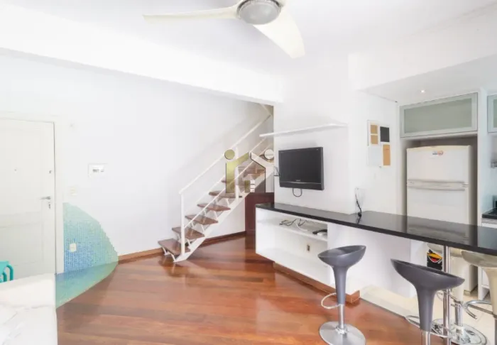 Apartamento duplex mobiliado para locação em moema com 72m², 2 dormitórios e 2 vagas de ga