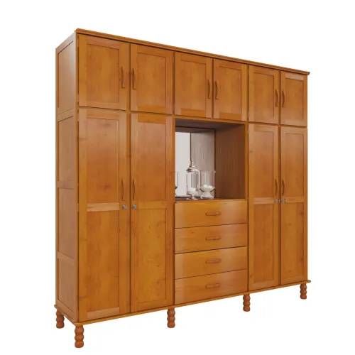 Guarda roupa de madeira grande