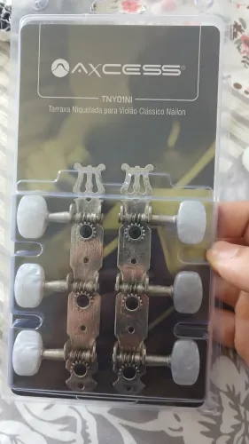 Tarraxa Niquelada para violão de nylon