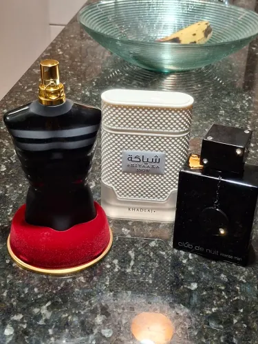 Perfumes Le Male Le Parfum, Khadlaj - Shiyaaka Snow e Club de Nuit Intense Man