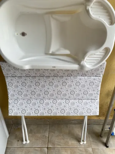 Banheira com trocador
