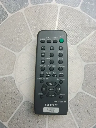 Controle Remoto Sony RM-SR200 System Audio