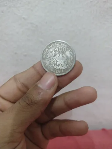 MOEDA HISTÓRICA ANTIGA 400 RÉIS DE 1901