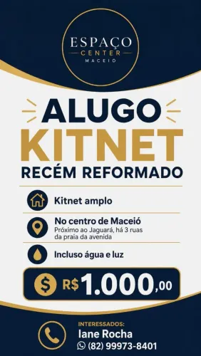 Alugo Kitnet amplo