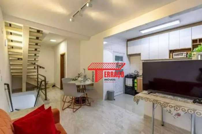 Sobrado com 3 dormitórios à venda, 126 m² por R$ 688.800,00 - Paraíso - Santo André/SP