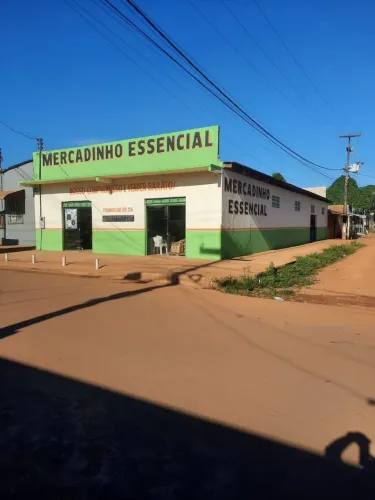 Ponto comercial com mercadorias
