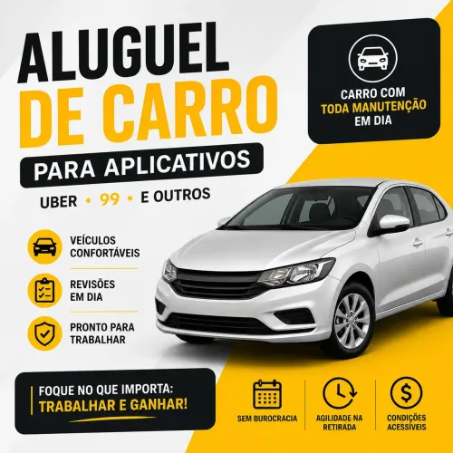 Veículos para motoristas de aplicativos 