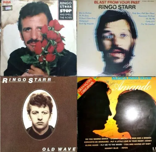 4 LPs Ringo Starr e Rock
