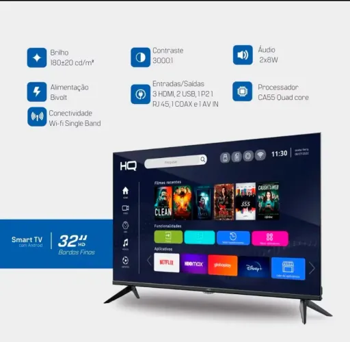 Smart Tv HQ - 32 polegadas